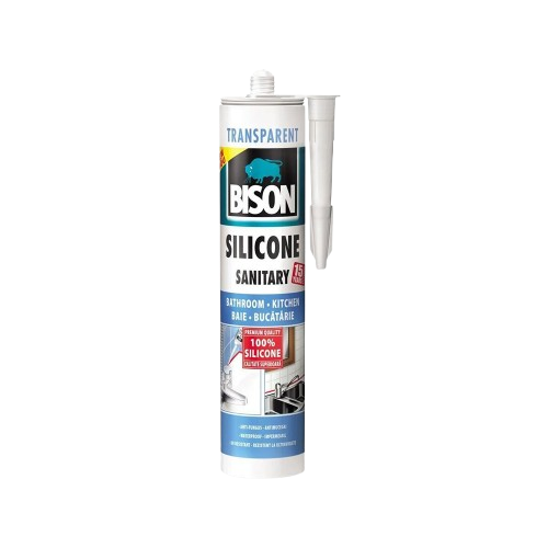 Silicon sanitar transparent 280ml Bison